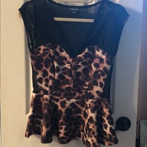 Bebe peplum blouse